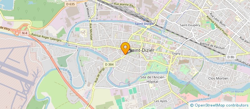 localisation de l'entreprise MADAME ANGELIQUE SIMONE KLISSING à SAINT-DIZIER