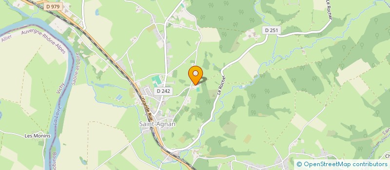 localisation de l'entreprise MADAME ANGELIQUE SOARES  SAINT-AGNAN