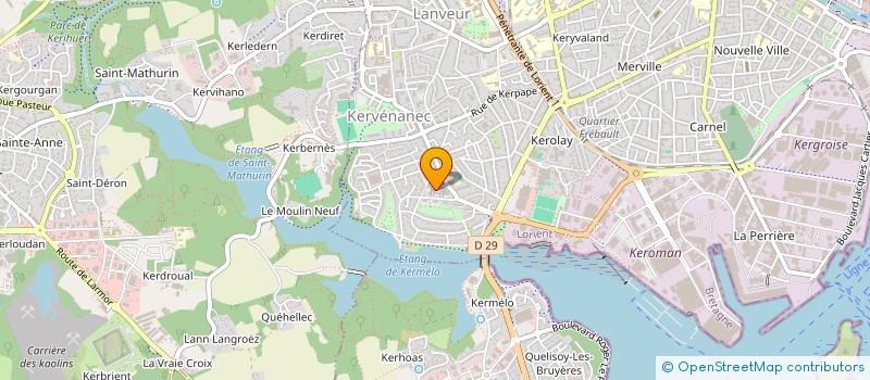 localisation de l'entreprise MADAME ANGELIQUE SOLER  LORIENT