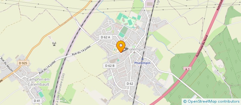 localisation de l'entreprise MADAME ANGELIQUE SOUDE  PHALEMPIN