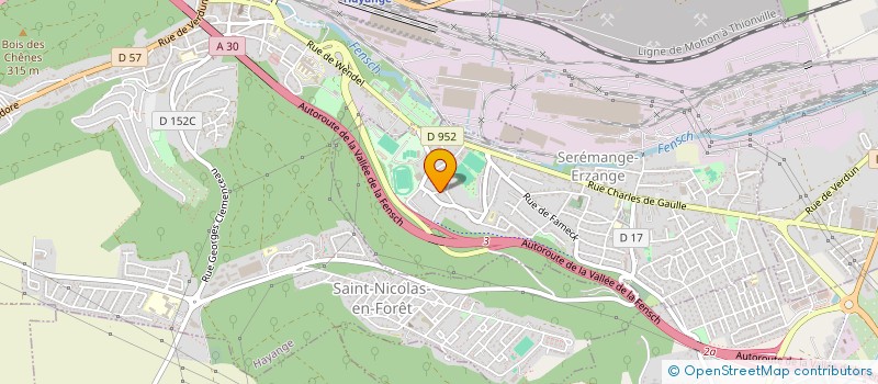 localisation de l'entreprise MADAME ANGELIQUE STEINER  FAMECK