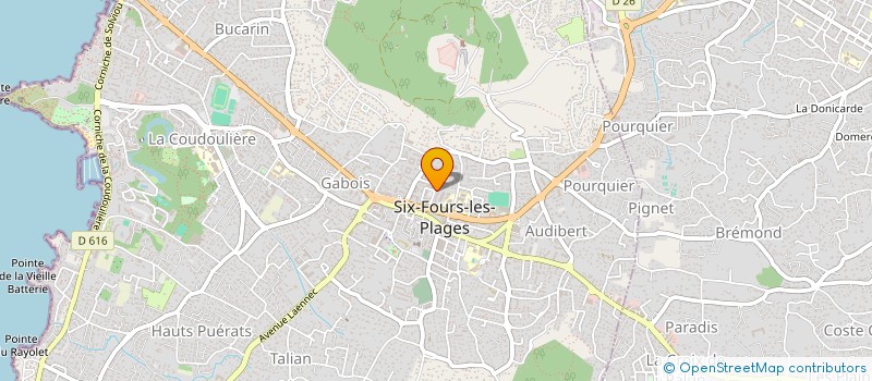 localisation de l'entreprise MADAME ANGELIQUE STEVENS à LA SEYNE-SUR-MER