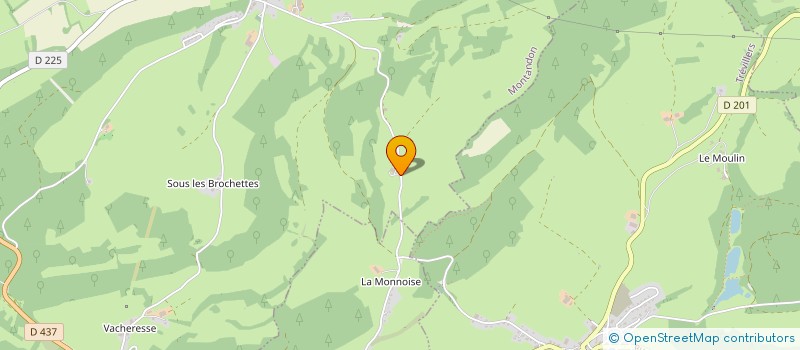 localisation de l'entreprise MADAME ANGELIQUE SUNIER  MONTANDON