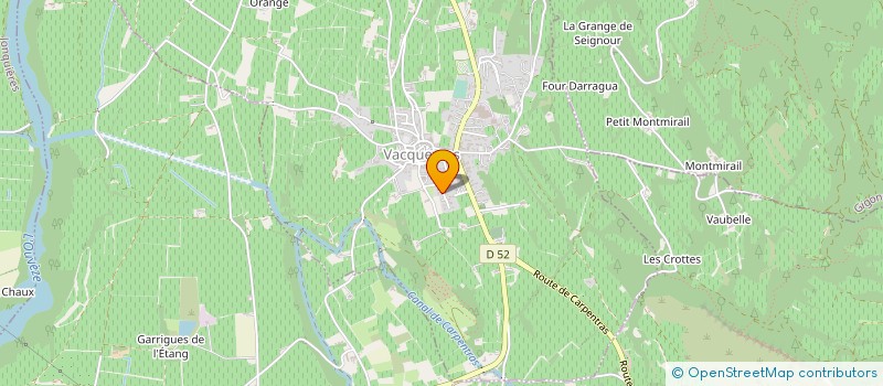 localisation de l'entreprise MADAME ANGELIQUE TALMARD  VACQUEYRAS