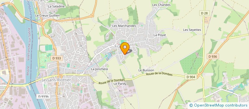 localisation de l'entreprise MADAME ANGELIQUE TANCHOUX à FRANS