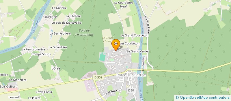 localisation de l'entreprise MADAME ANGELIQUE TARIN  PARCE-SUR-SARTHE