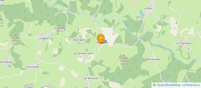 localisation de l'entreprise MADAME ANGELIQUE THEVENON à SAINT-MERD-LA-BREUILLE