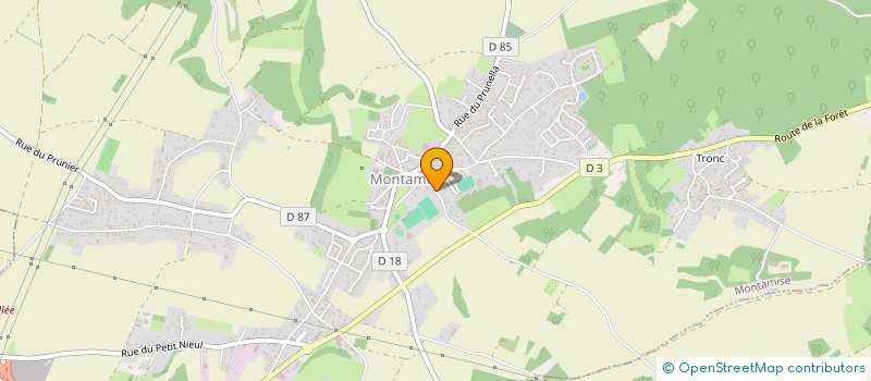 localisation de l'entreprise MADAME ANGELIQUE TOUZEAU  BUXEROLLES