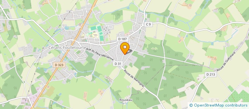 localisation de l'entreprise MADAME ANGELIQUE TRANCHANT  CERANS-FOULLETOURTE