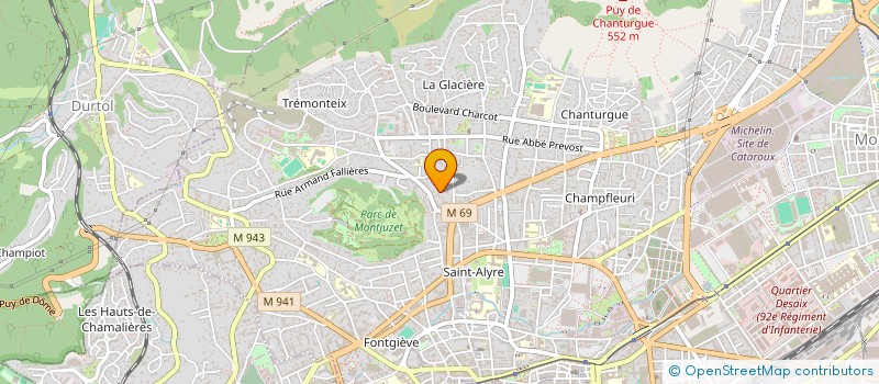 localisation de l'entreprise MADAME ANGELIQUE TRICOCHE  CLERMONT-FERRAND