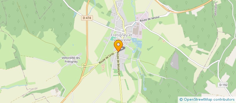 localisation de l'entreprise MADAME ANGELIQUE TRIPONNEY  FRETIGNEY-ET-VELLOREILLE