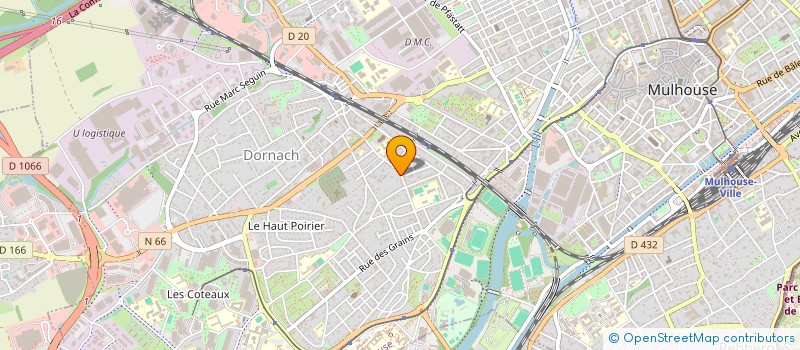 localisation de l'entreprise MADAME ANGELIQUE TRITSCH  MULHOUSE