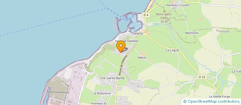 localisation de l'entreprise MADAME ANGELIQUE TURILLON  FLAMANVILLE