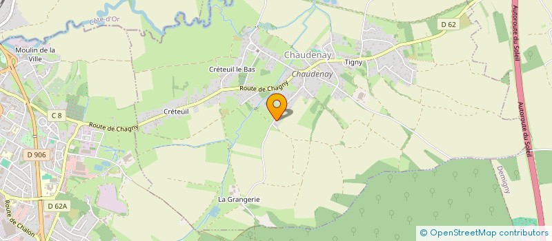 localisation de l'entreprise MADAME ANGELIQUE TURQUET  CHAUDENAY