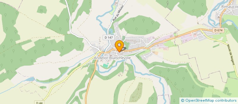 localisation de l'entreprise MADAME ANGELIQUE VACHERET à ANDELOT-BLANCHEVILLE