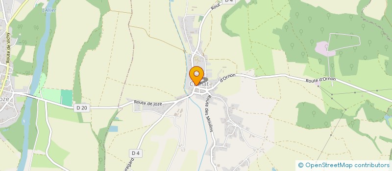 localisation de l'entreprise MADAME ANGELIQUE VAGINAY  CULHAT