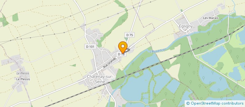 localisation de l'entreprise MADAME ANGELIQUE VAILLANT  CHATENAY-SUR-SEINE