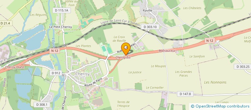 localisation de l'entreprise MADAME ANGELIQUE VALLET à CHERISY
