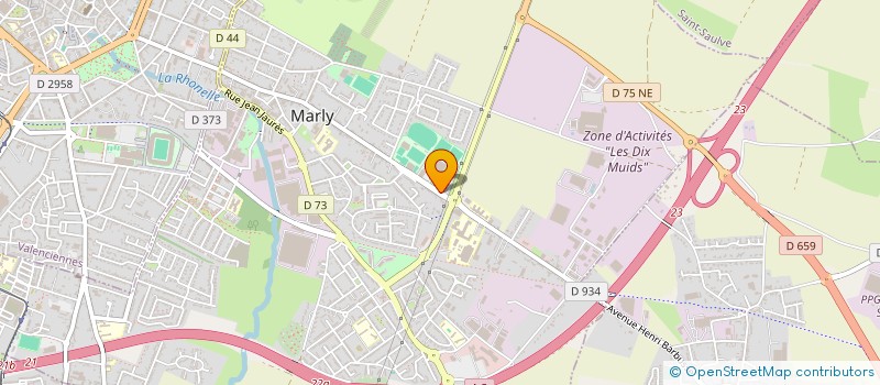 localisation de l'entreprise MADAME ANGELIQUE VAN OOST  MARLY