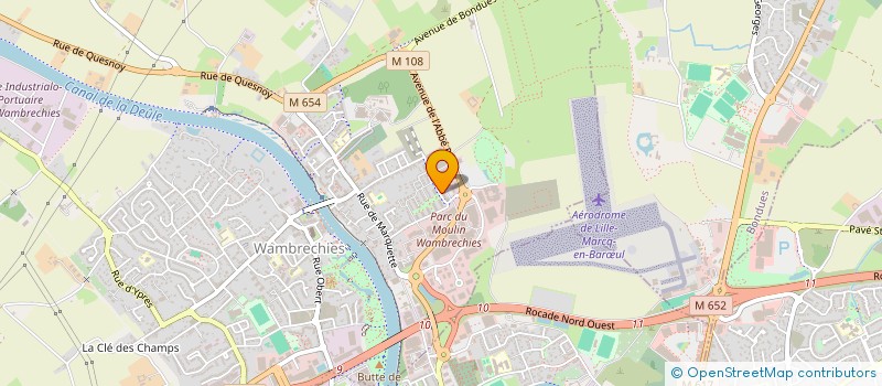 localisation de l'entreprise MADAME ANGELIQUE VANDOOLAEGHE  LILLE