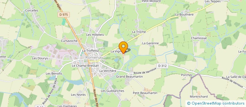 localisation de l'entreprise MADAME ANGELIQUE VANDRIESSCHE  ROMENAY