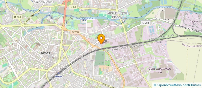 localisation de l'entreprise MADAME ANGELIQUE VANTROYEN  SAINT-LAURENT-BLANGY