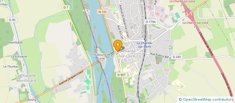 localisation de l'entreprise MADAME ANGELIQUE VASSAL à LA CHARITE-SUR-LOIRE