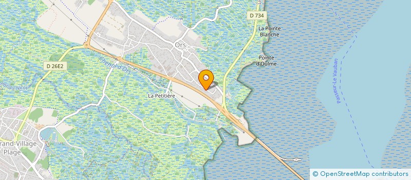 localisation de l'entreprise MADAME ANGELIQUE VERITE  LE CHATEAU-D'OLERON