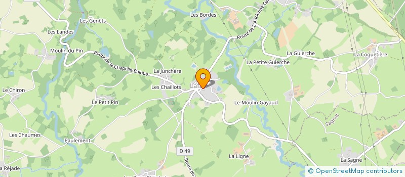 localisation de l'entreprise MADAME ANGELIQUE VERNAUDON à SAGNAT