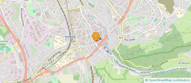 localisation de l'entreprise MADAME ANGELIQUE VESCIA  SAINT-ETIENNE