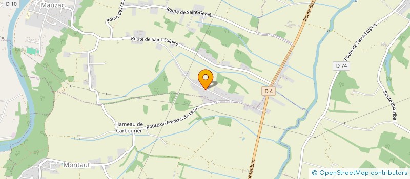 localisation de l'entreprise MADAME ANGELIQUE VIEDMA  MAUZAC