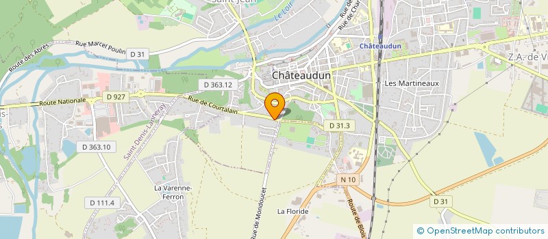 localisation de l'entreprise MADAME ANGELIQUE VILLEDIEU à CHATEAUDUN