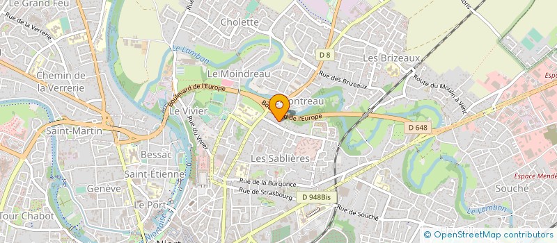 localisation de l'entreprise MADAME ANGELIQUE VINCENDEAU à NIORT