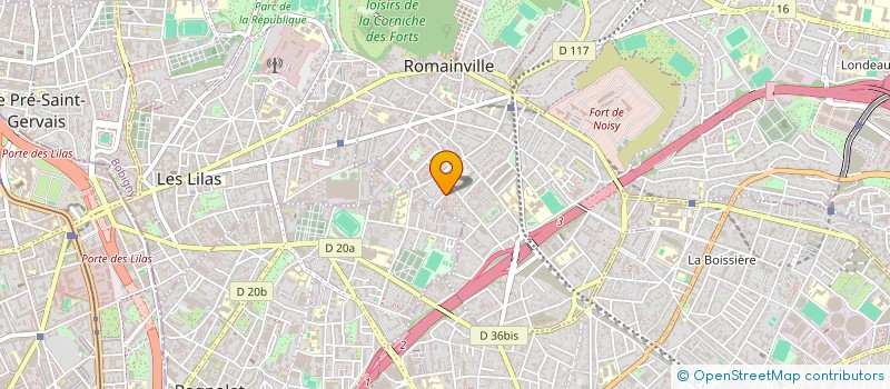 localisation de l'entreprise MADAME ANGELIQUE VIOLA à ROMAINVILLE