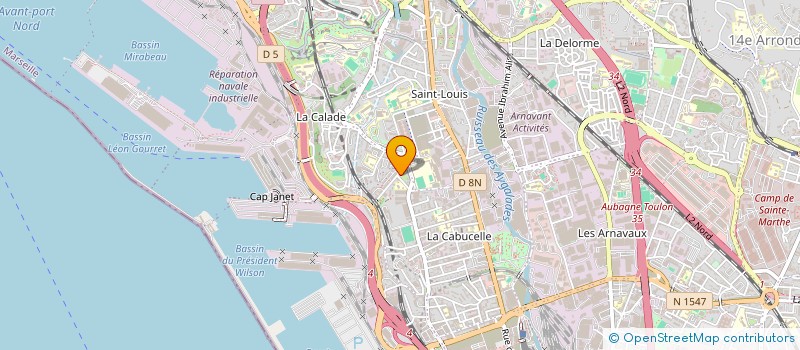 localisation de l'entreprise MADAME ANGELIQUE VISCUSO à MARSEILLE