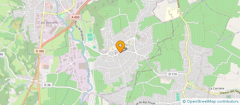 localisation de l'entreprise MADAME ANGELIQUE VOIRET  VOURLES