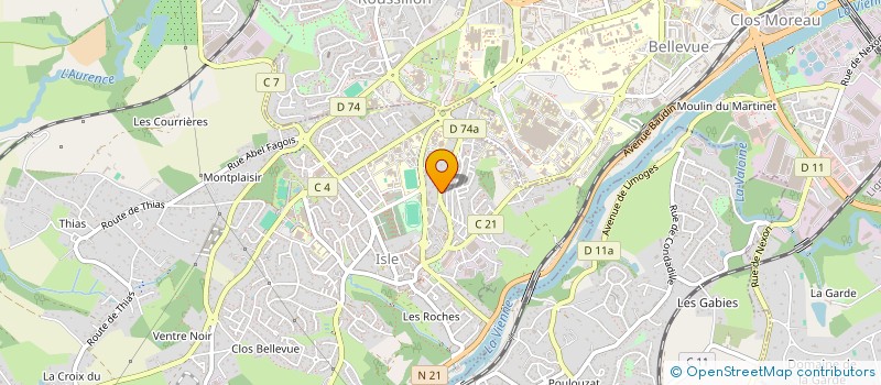 localisation de l'entreprise MADAME ANGELIQUE VOISIN  PAVIE