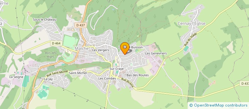 localisation de l'entreprise MADAME ANGELIQUE VOUAUX  MAICHE