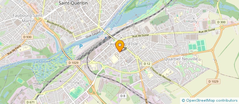 localisation de l'entreprise MADAME ANGELIQUE VYHNALEK  SAINT-QUENTIN