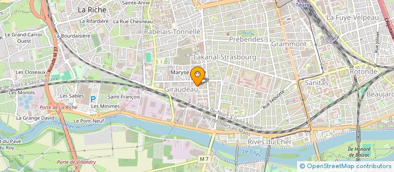 localisation de l'entreprise MADAME ANGELIQUE WARME  TOURS