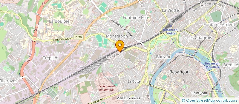 localisation de l'entreprise MADAME ANGELIQUE WLODKOWSKI à BESANCON