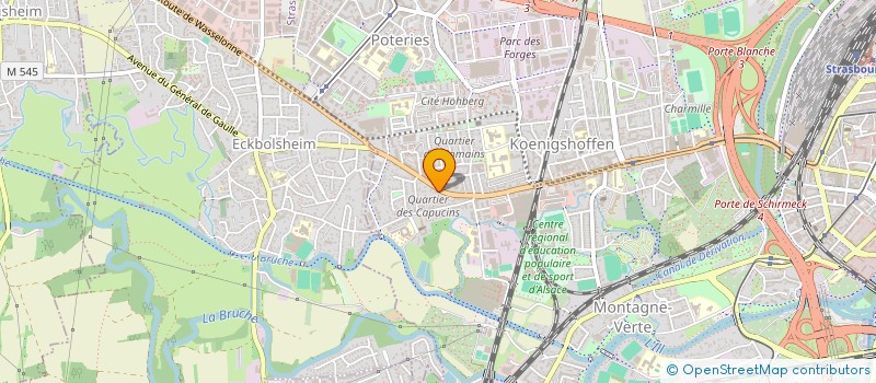 localisation de l'entreprise MADAME ANGELIQUE WOLF  STRASBOURG