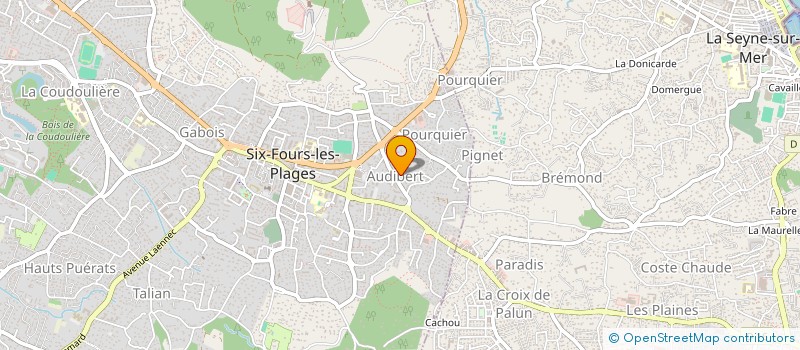 localisation de l'entreprise MADAME ANGELIQUE YBORRA à SIX-FOURS-LES-PLAGES