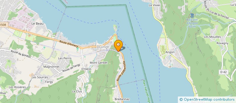 localisation de l'entreprise MADAME ANGELYQUE COLLARD  DUINGT