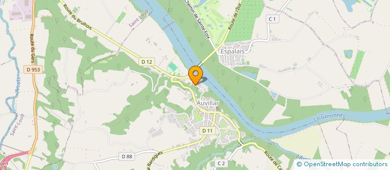 localisation de l'entreprise MADAME ANGHARAD LUCY ANDERTON  AUVILLAR