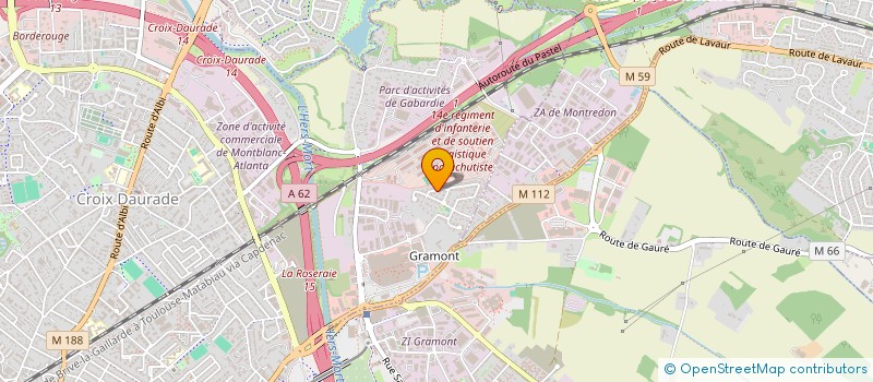 localisation de l'entreprise MADAME ANGHARAD SANTANA SANTOS  TOULOUSE