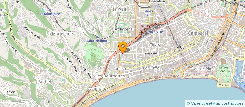 localisation de l'entreprise MADAME ANGHARAD VICTORIA NOAKES-ROBINSON à NICE