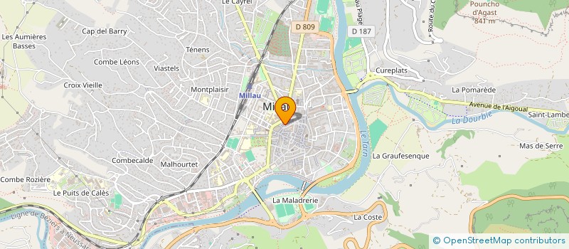 localisation de l'entreprise MADAME ANGIE HATIK à MILLAU