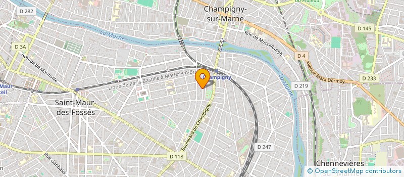 localisation de l'entreprise MADAME ANGIE LINCONNU à ST MAUR DES FOSSES