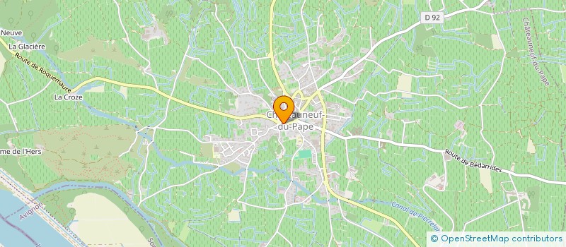 localisation de l'entreprise MADAME ANGIE MONRIBOT à CHATEAUNEUF-DU-PAPE